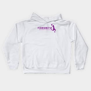 Retro Toronto Basketball Club Kids Hoodie